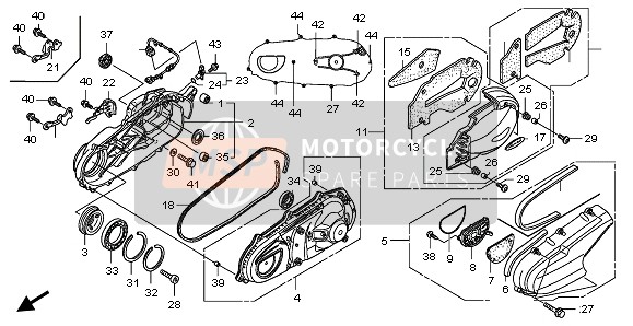 Honda FJS600D 2006 Zwenkarm voor een 2006 Honda FJS600D